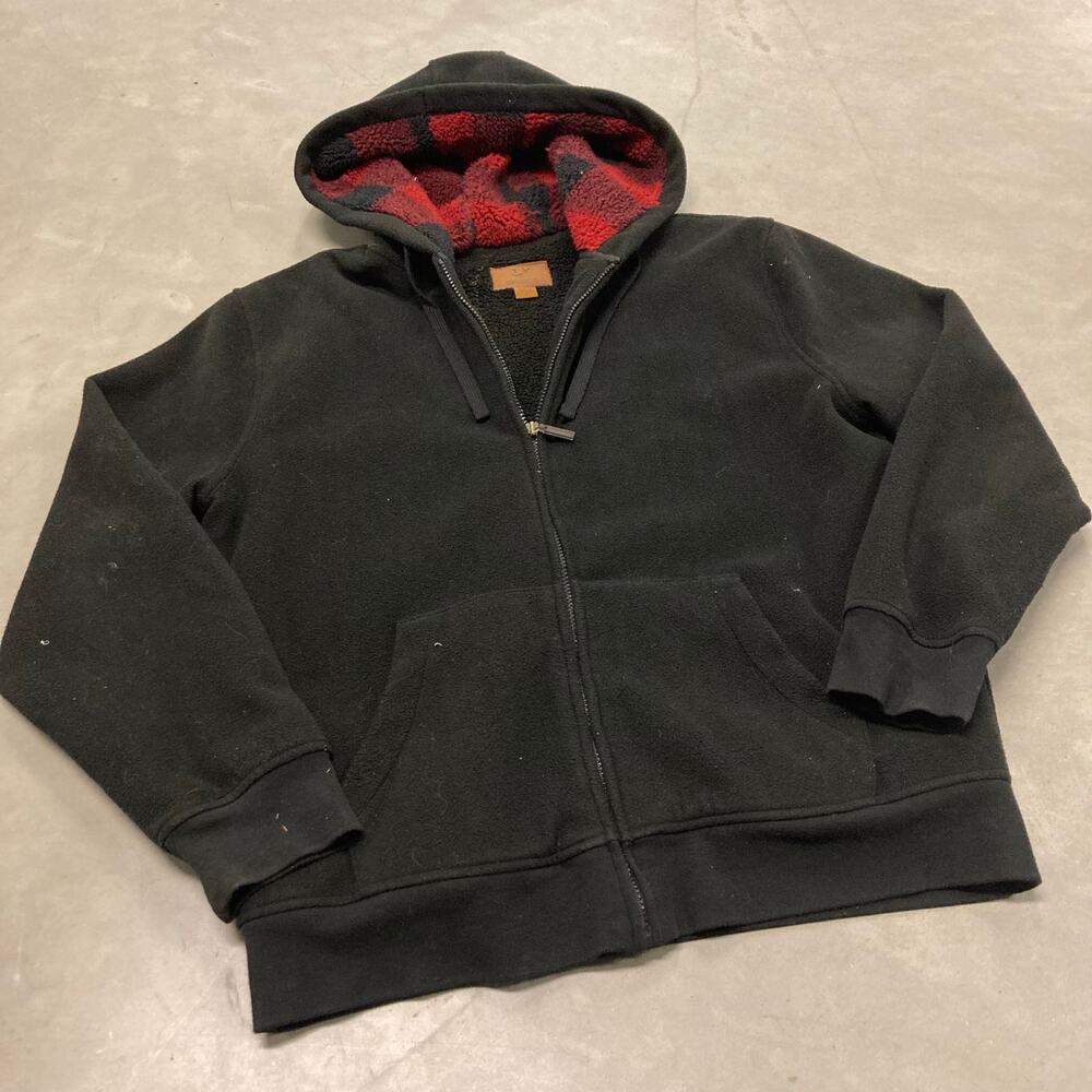 vintage flannel lined outdoor life sweatshirt